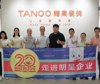 糖果瓷砖荣获第20届新锐榜“优秀质感美学产品”，实力见证！