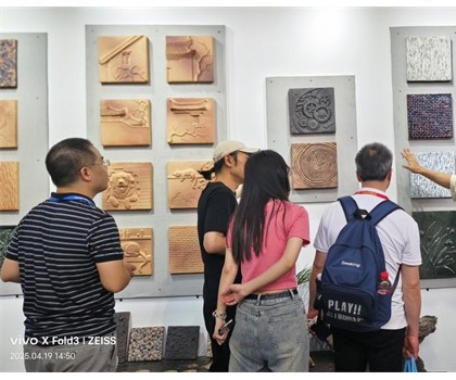 第42届佛山陶博会期间，陈工陶纯手工陶艺砖新品惊艳亮相