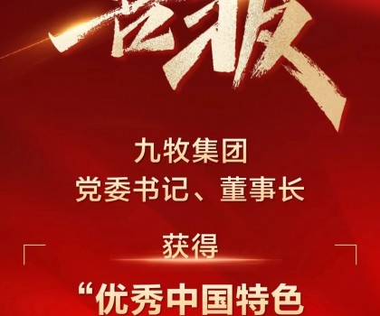 全国表彰！九牧集团党委书记、董事长获得“优秀中国特色社会主义事业建设者”称号